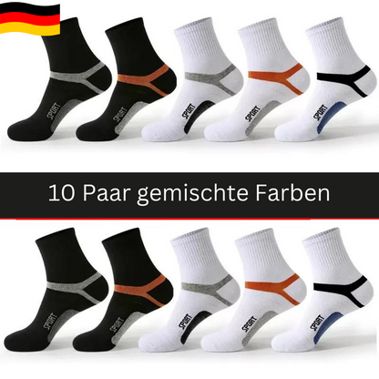 10 Paar hochwertige Unisex-Socken für jeden