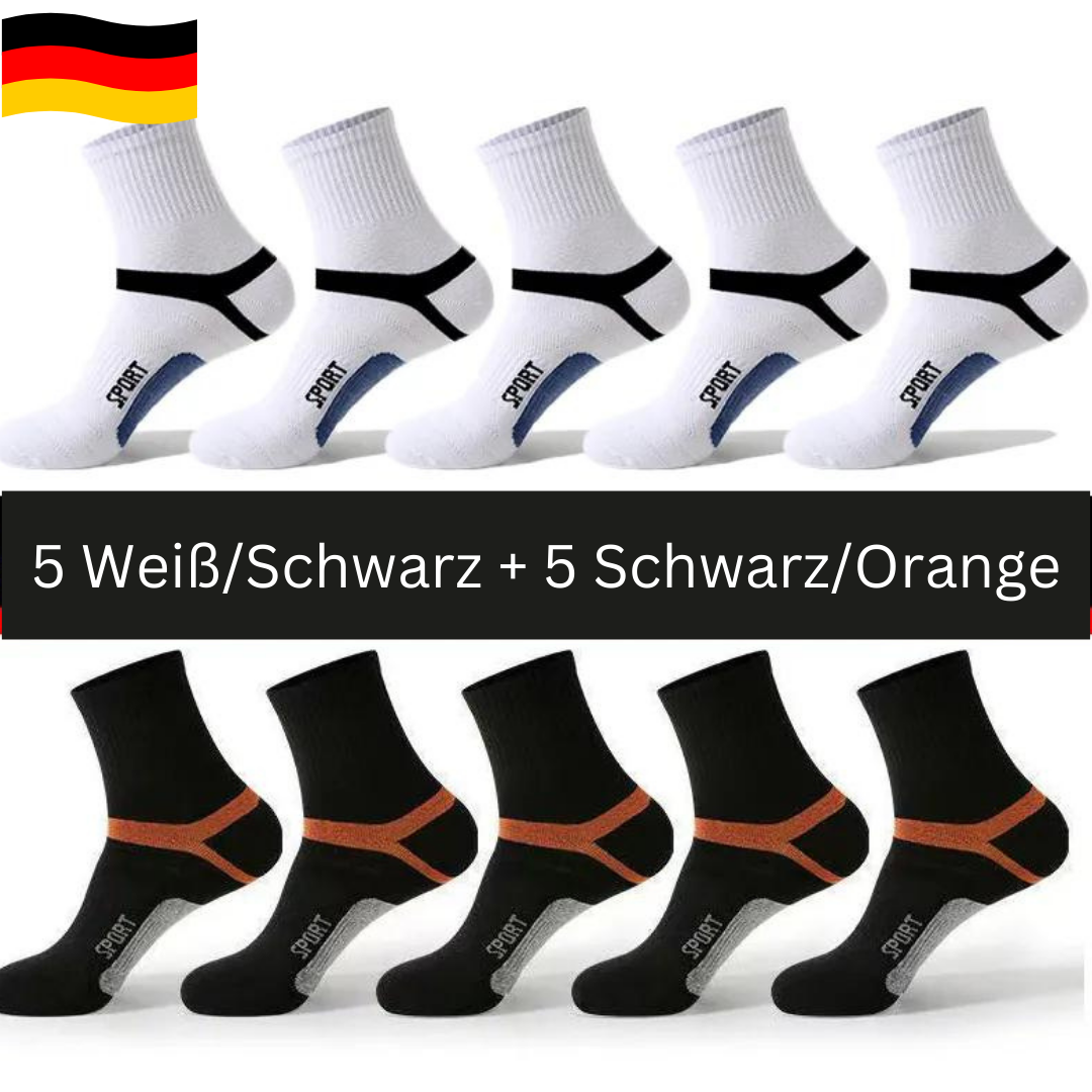 10 Paar hochwertige Unisex-Socken für jeden