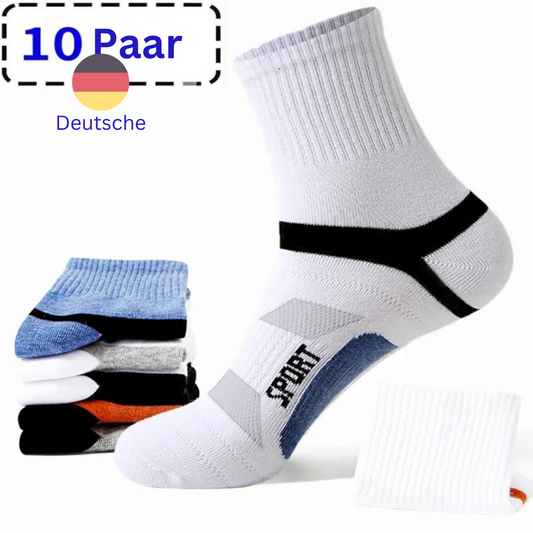 10 Paar hochwertige Unisex-Socken für jeden